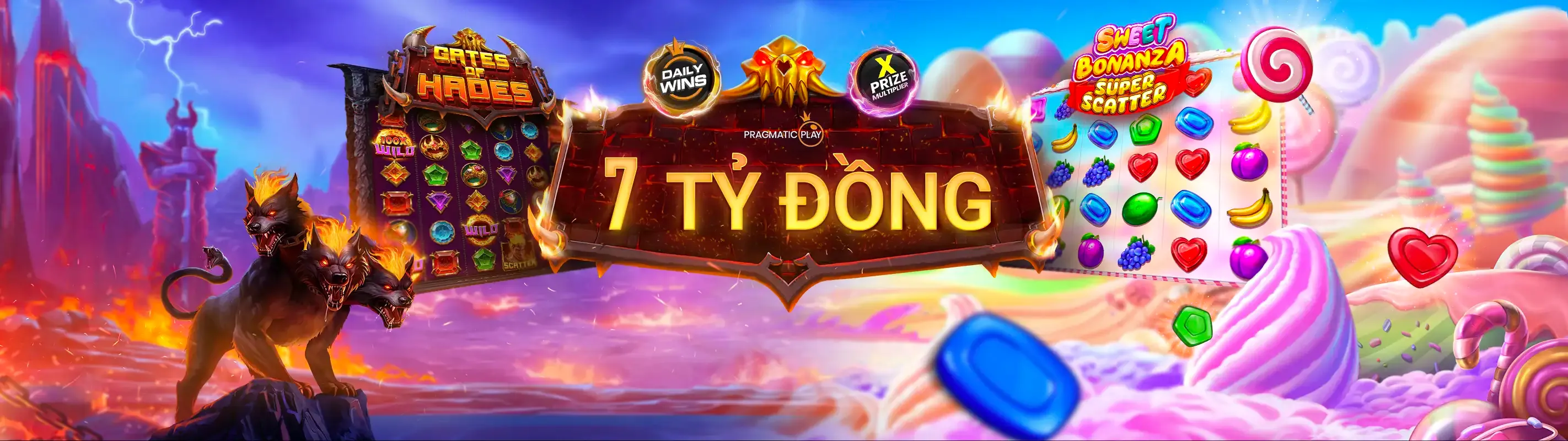 Giao diện trò chơi video slot hiện đại với đồ họa đẹp mắt